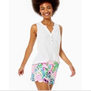 Lilly Pulitzer Essie Tank Resort White M